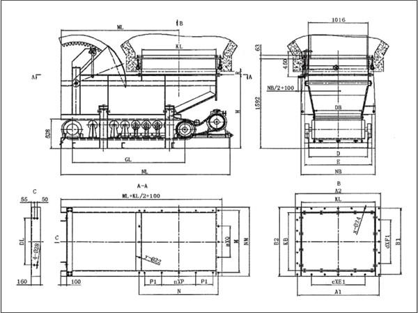 扇形閥門帶式（甲帶）給料機(jī)的承載能力較強(qiáng)、噪音低、整機(jī)使用壽命長(zhǎng)